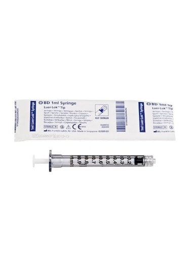 Bd 1 ML Luer Lock Kilitli Vidalı Tip İğnesiz Enjektör 20'li