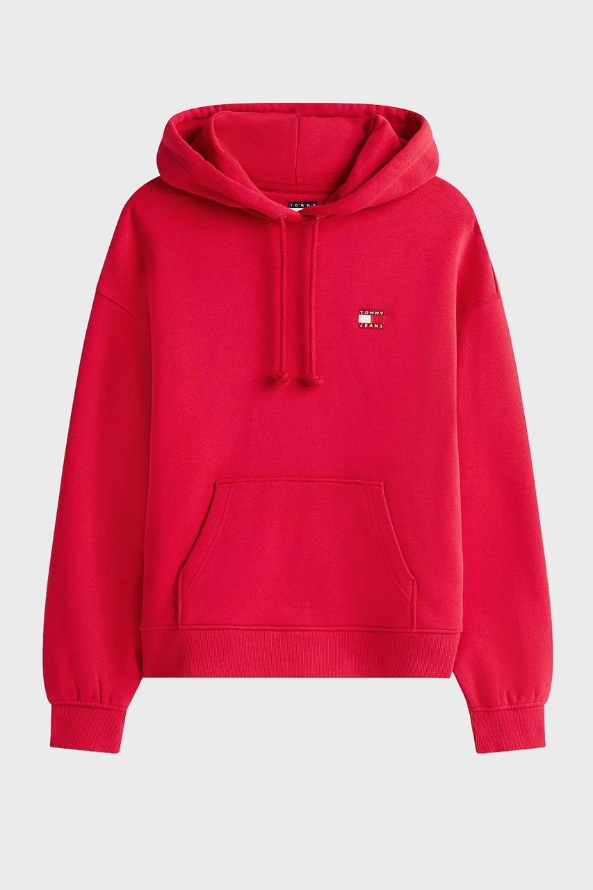 Tommy Jeans Bayan Sweat Dw0dw19414 Xjp Kırmızı Kırmızı