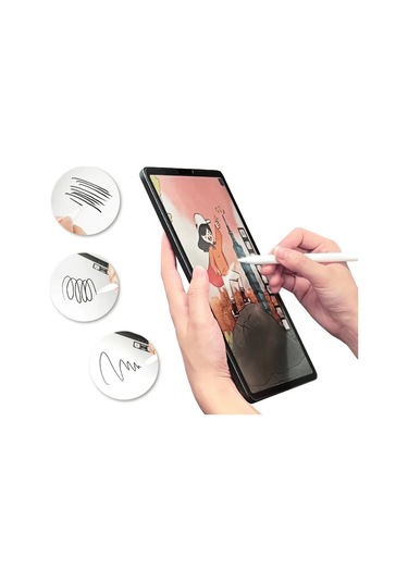 Galaxy Tab S10 Ultra Uyumlu 14,6 İnç Gerçek Kağıt Hissi Parlama Önleyici Paper Like Ekran Koruyucu