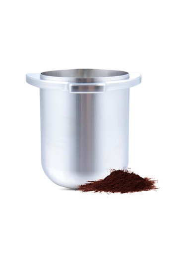 Wezone 304 Paslanmaz Çelik Kahve Toz Alıcı Kupa - 54mm, İki Kulaklı Tasarım, Bağımsız Toz Verme, Breville 8 Serisi Uyumlu Diğer