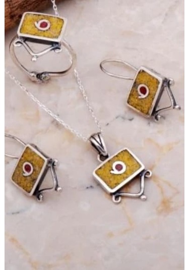 Bd Gümüş Otantik Mozaik Gümüş Set