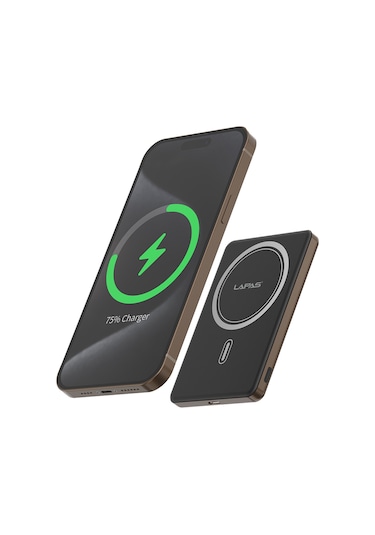 Lapas Lp-pw003 Ultra İnce Hızlı Şarj Özellikli Wireless Powerbank 5000mah 15w Gold