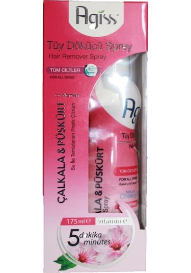 Agiss Tüm Ciltler için Tüy Dökücü Sprey 175 ML