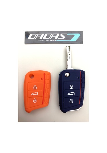 Vw Tiguan Caravelle Skoda Seat Slikon Anahtar Kılıfı Koruma