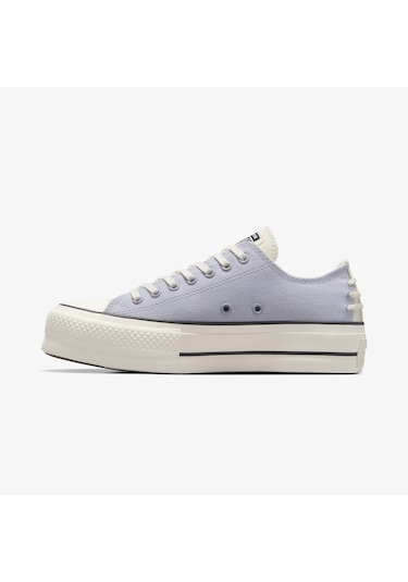 Converse Chuck Taylor All Star Lift Crafted Laces Kadın Lila Platform Sneaker A12553c Mor