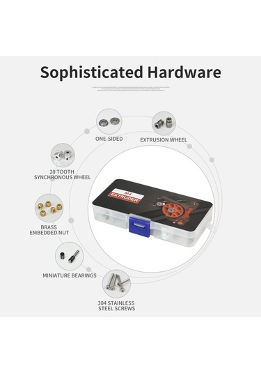 İki Ağaç Voron M4 Extruder Çift Değiştirme Seti Çok Renkli