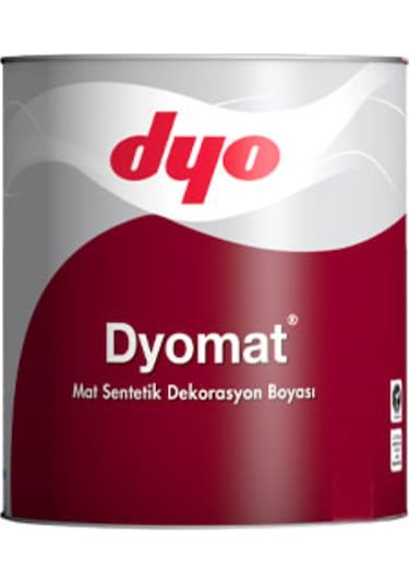 Dyomat Mat Sentetik Boya Beyaz 0.75 Lt.