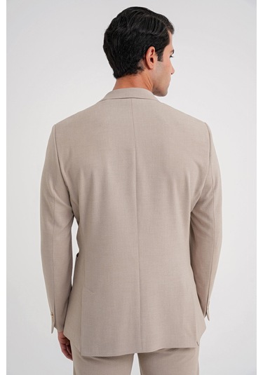 C 698 Ceket Regular Fit Bej-1 Casual Bej