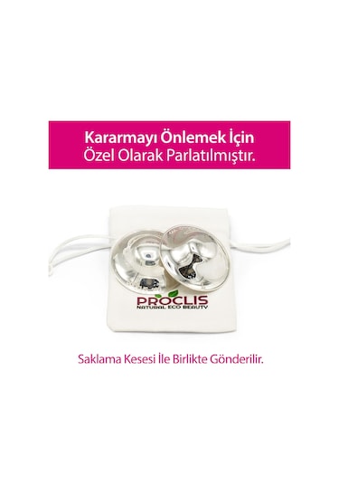 Koruyucu Gümüş Göğüs Ucu Kapakları Large