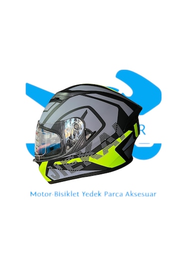 Çeneden Açılır Kask Karışık Renk