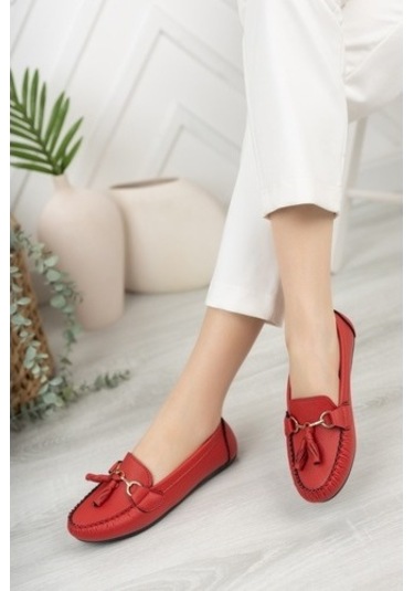 Khayt Tassel Casual Günlük Kadın Babet Ayakkabı