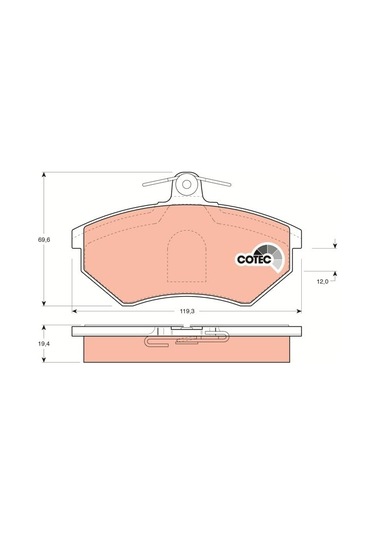 Audi 80 1988-1996 Arası 2.0, 2.6, 2.0 16 V, 1.9 Td, 1.9 Tdı, 2.0 E, 1.6 E, 1.6 Trw Marka Ön Balata