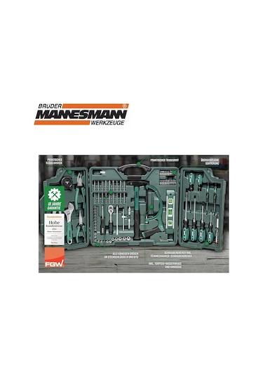 Mannesmann 29085 Premium El Aletleri Seti, 89 Parça