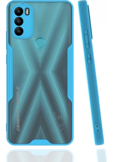 General Mobile Gm 21 Plus Kılıf Platin Renkli Şık Silikon Kılıf