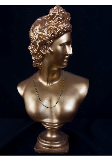 Yassı Zincirli Gold Çocuk Kolye Zoo Serisi Gold