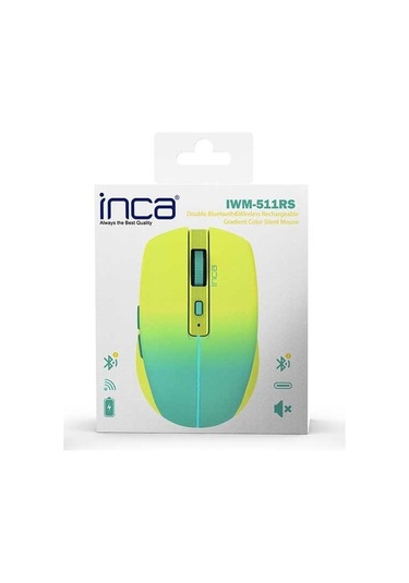 Inca IWM-511RS 1600 DPI Kablosuz Bluetooth 5.1 Sessiz Optik Mouse