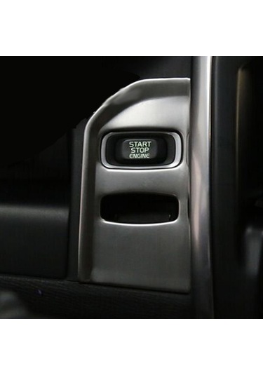 Synodicmonth Volvo Xc60 2012-2017 İç Aksesuarlar İçin Krom Kontak Anahtarı Deliği Çerçevesi Anahtar Deliği Dekoratif Kapağı