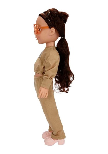 Spor Kıyafetli Moda Bebeği 40 Cm Eklemli Şık Kız Bebek