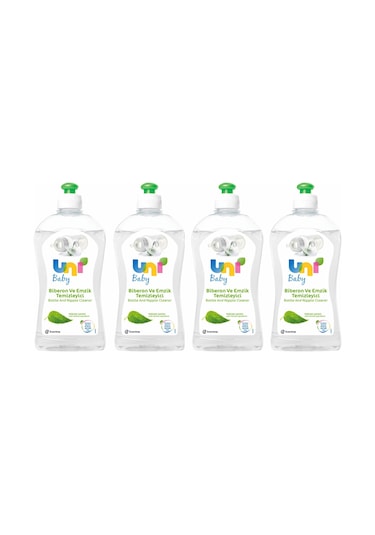 Uni Baby Parfümsüz Biberon ve Emzik Temizleyici 4 x 500 ML