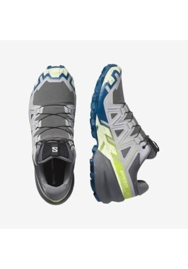 Salomon Speedcross 6 Castlerock/lime Cream/poseidon Erk Patika Koşusu Ayakkabısı L47810900 Gri