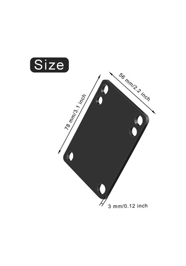 10 Adet 3 Mm Yükseltici Şok Pedleri Kaykay Şok Pedleri Yumuşak Longboard Siyah