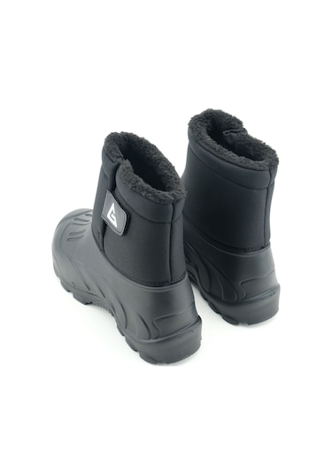 Gezer Erkek Kışlık İçi Peluşlu Su Geçirmez Tek Cırt Cırtlı Boğazdan Ayarlanabilir Rahat Taban Günlü Siyah