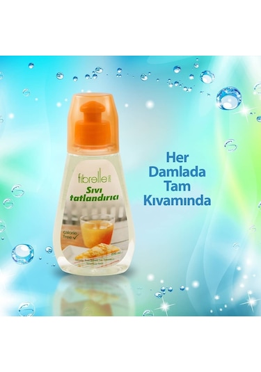 Fibrelle Zero Sıvı Tatlandırıcı 200 ML Sukraloz Bazlı