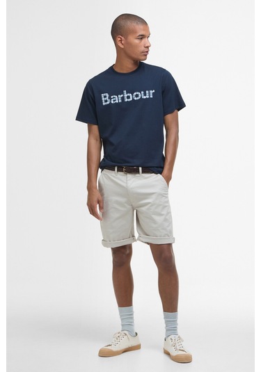 Barbour Kilnwick T-shirt Ny91 Navy Lacivert
