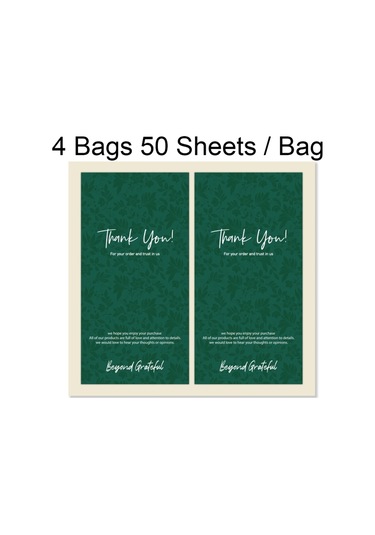 4 Torba 50 Yaprak / Çanta Hediye Kutusu Sızdırmazlık Çıkartmaları Diğer