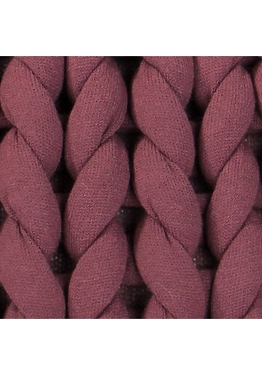 Hmy1801 Chunky Örgü Yastık Mürdüm