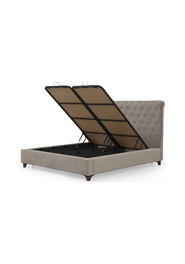 Minar Mobilya Deluxe Baza+Başlık Bej 150 x 200 CM