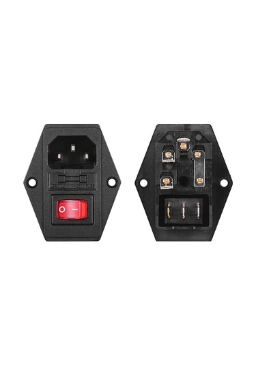 Dancemonkey Cr-10 Ender-3 3d Yazıcılar İçin 10a 250v Güç Modülü Sigortalı Anahtarlı