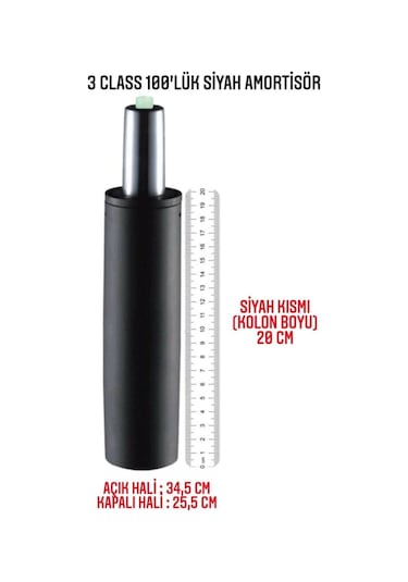 Fullreyon Birinci Kalite Ithal 100'Lük Amortisör Ofis Koltuğu Amortisörü