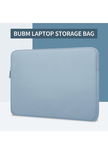 Bubm 11/12 İnç Uyumlu Dizüstü Bilgisayar/tablet Saklama Çantası Su Geçirmez Çizilmeye Dayanıklı Çanta Kalınlaştırılmış Astarlı Düz Fermuarlı Mavi MAVİ