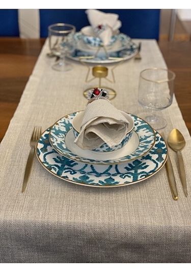 Valerium Simli Gold Runner 40x150cm Gold