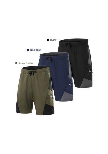 Arsuxeo 2 In 1 Cepli Yastıklı Bisiklet Şortu Erkekler Bisiklet L Siyah