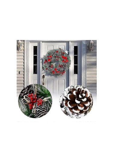 Wjtg Noel Çelengi, Kapı Çelengi, Noel Dekorasyon Çelengi, Noel Çelengi