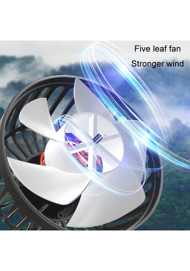 F4206 3 Vites Ayarlanabilir Enayi Araba Fanı 360 Derece Dönebilen Çift Kafa Hava Fanı