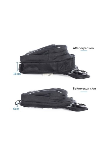 Wondernest Afıshtour Fm2034 2l Su Geçirmez Doğa Sporları Çanta, Bisiklet Bacak, Siyah, Kolay Taşınır Siyah