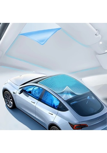 Hightower Tesla Güneşlik Honeycomb Blue Eski 3 Model İçin Ücretsiz Montaj Aletleri