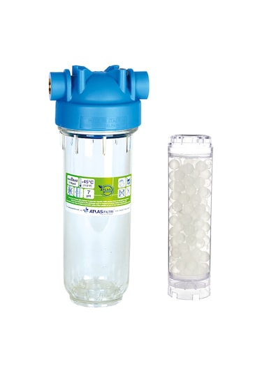 Atlas 10" Dp Mono Housıng 3/4'' Dolu Filtre Kabı - Silifozlu
