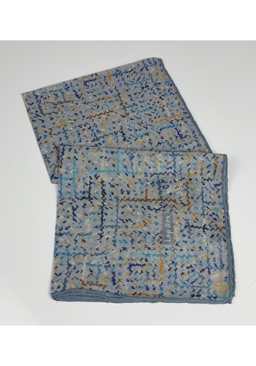Lop Soft Pamuk Eşarp-06305 Mavi