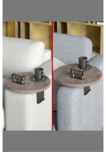 Zigon Sehpa Yan Sehpa Ayarlanabilir Tepsi Dekoratif Modern Tepsi Koltuk Sehpası Gordion Gordion