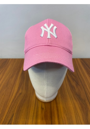 Ny Yankees Nakışlı Fileli Yazlık Beyzbol Cap Şapka Pembe