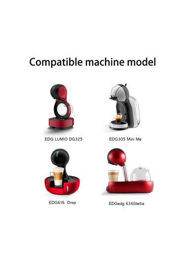 Neevoyu Dolce Gusto Edg Lumio Serisi Uyumlu, Tekrarlı Kullanımlı Paslanmaz Çelik Kahve Kapsülü Filtre Seti 12g Kapasite Diğer