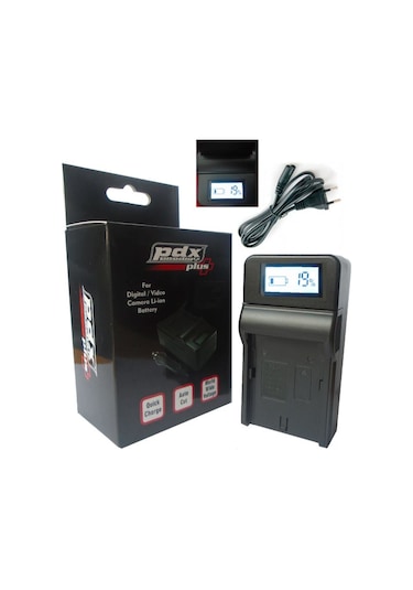 Pdx Prodigix Plus 600 Led Kamera Işık Bataryası İçin Dijital Hızlı Şarj Cihazı