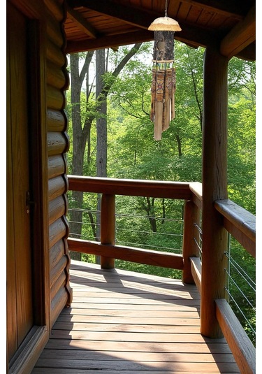 Kuş Yuvalı Rüzgar Çanı