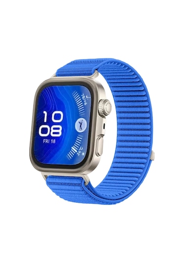 Huawei Fit 4 Braid Kordon - Mavi