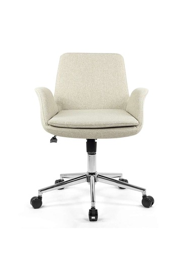 Kaya Ofis Mobilya Carrer Çalışma Koltuğu Ofis Sandalyesi Krem