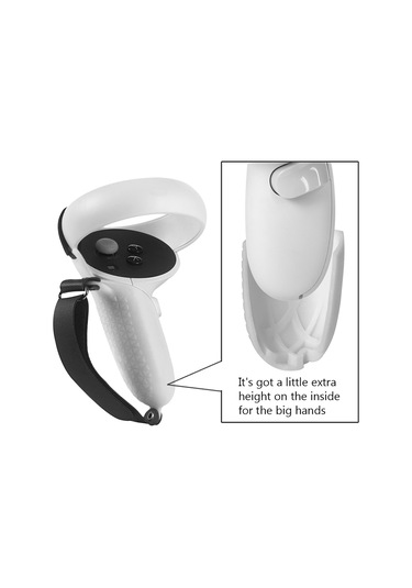 Oculus Quest 2 VR Denetleyicisi İçin 1 Çift Silikon Koruyucu Kırmızı